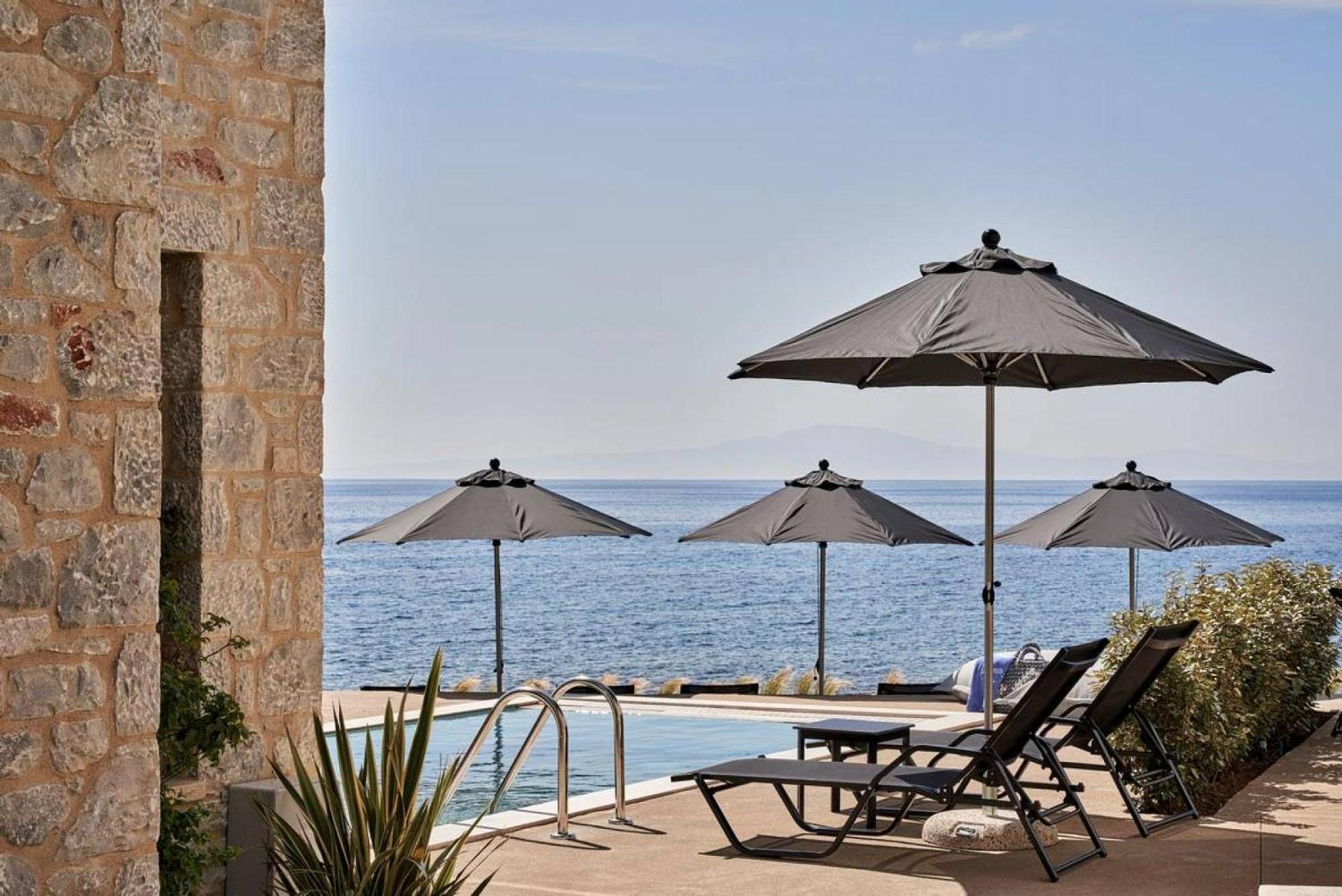 Beachfront Alassa Villas With Private Pools Kotronion  Exterior foto